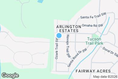 Map image of the property - 2410 Ozark Trail SW