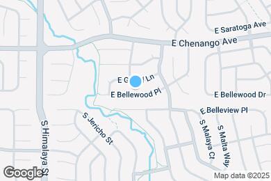 Map image of the property - 20581 E Bellewood Pl