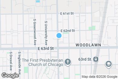 Map image of the property - 6231 S Woodlawn Ave