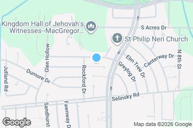 Map image of the property - 5423 Grace Point Ln