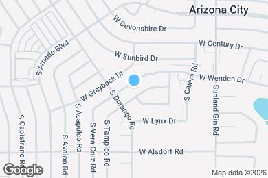 Map image of the property - 10153 W Wenden Dr
