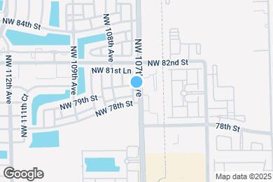 Map image of the property - 7951 NW 107th Ct