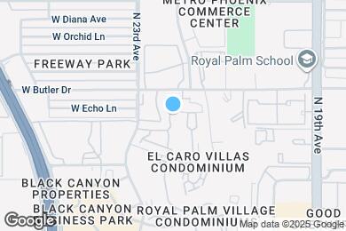 Map image of the property - 8425 N 22nd Dr