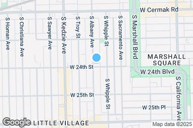 Map image of the property - 2359 S Albany Ave
