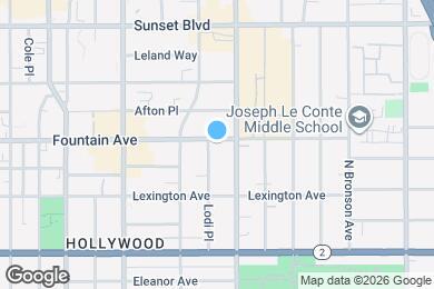 Map image of the property - 6116 Fountain Ave