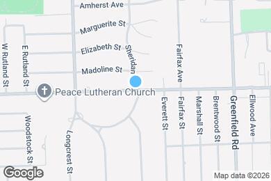 Map image of the property - 16084 W Eleven Mile Rd