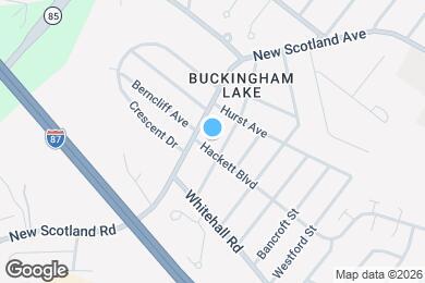 Map image of the property - 449 Hackett Blvd