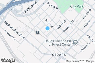 Map image of the property - 1601 S Akard St