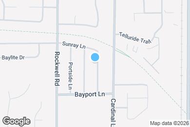 Map image of the property - 1343 Sunray Ln