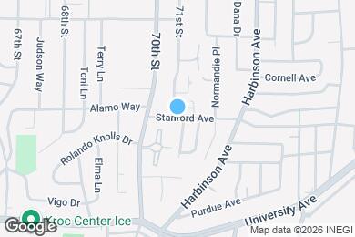 Map image of the property - 7059 Stanford Ave