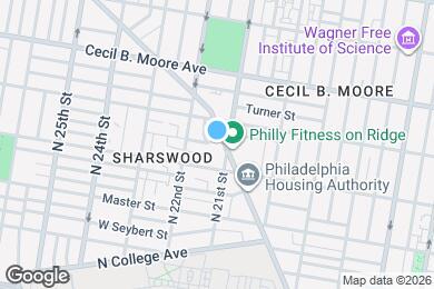 Map image of the property - 2108 Ridge Ave
