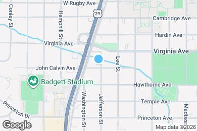 Map image of the property - 1761 John Calvin Ave