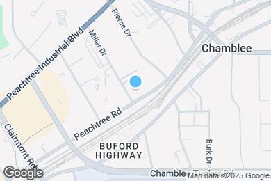 Map image of the property - 5300 Peachtree Rd