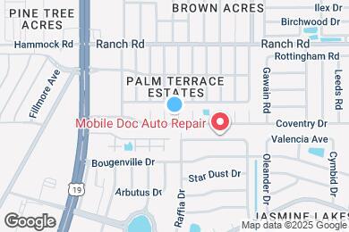 Map image of the property - 10801 Corinth St