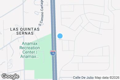 Map image of the property - 17466 S Paseo Pueblo Lindo