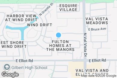 Map image of the property - 1410 E Bruce Ave