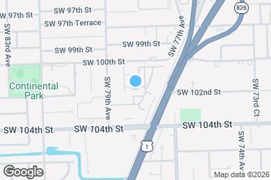 Map image of the property - 10196 SW 77th Ct