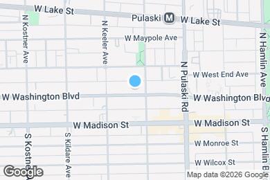 Map image of the property - 4114 W Washington