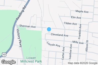 Map image of the property - 1710 Cleveland Ave