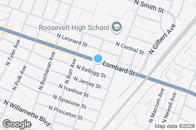 Map image of the property - 7040 N Lombard St