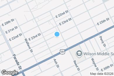 Map image of the property - 639 E 24th St