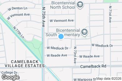 Map image of the property - 7371 W Colter St