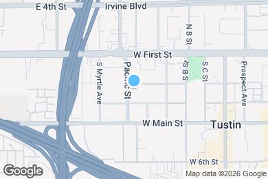 Map image of the property - 540 W 2nd St