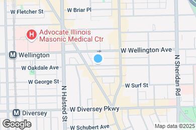 Map image of the property - 654 W Oakdale Ave