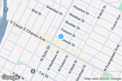 Map image of the property - 2426 1/2 Cincinnati St