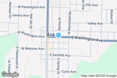 Map image of the property - 118 S Spring St