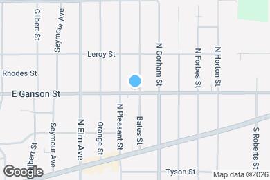 Map image of the property - 1814 E Ganson St