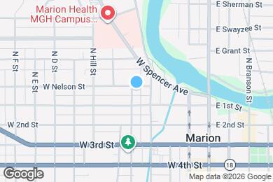 Map image of the property - 417 W Nelson St