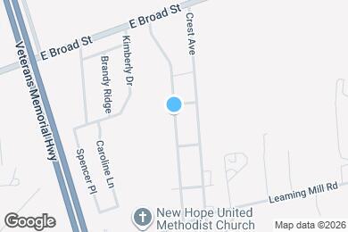 Map image of the property - 444 Manor Ave