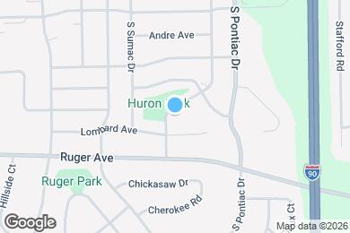 Map image of the property - 85 S Huron Dr