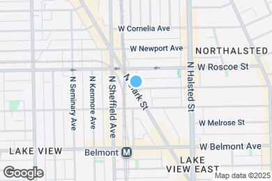 Map image of the property - 3340 N Clark St