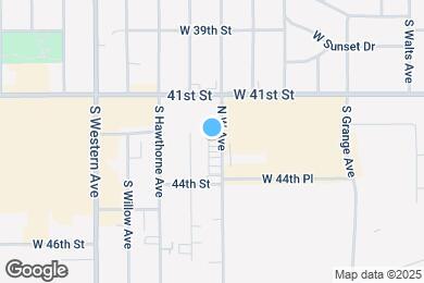 Map image of the property - 3505 S West Ave