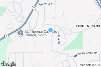 Map image of the property - 6852 N Montrose Ave