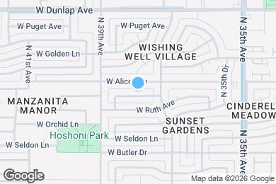 Map image of the property - 3722 W Barbara Ave