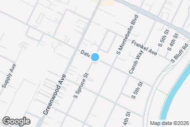Map image of the property - 1204 S Spruce St