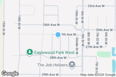 Map image of the property - 2714 10th St W