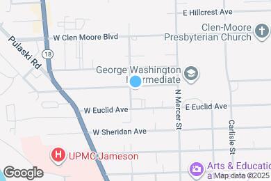 Map image of the property - 1502 N Beaver St