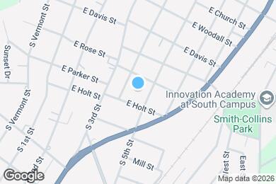 Map image of the property - 428 E Rose St