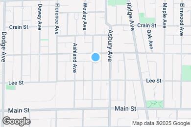 Map image of the property - 1031 Wesley Ave
