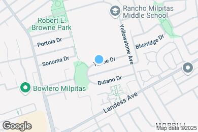 Map image of the property - 1642 Tahoe Dr