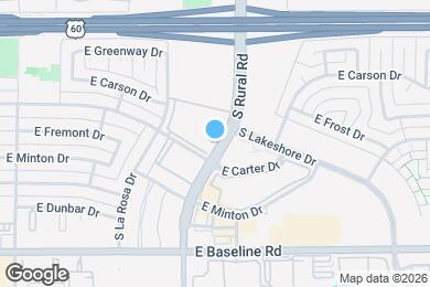 Map image of the property - Tempe Park Place Apartments