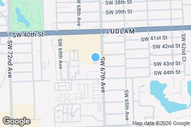 Map image of the property - 4250 SW 67th Ave