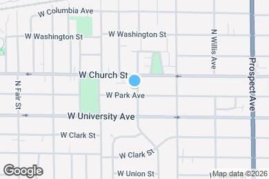Map image of the property - 1202 W Park Ave
