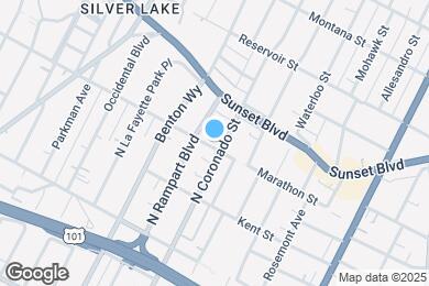 Map image of the property - 1003 N Coronado St