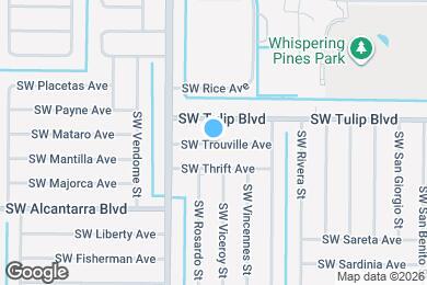 Map image of the property - 849 SW Trouville Ave