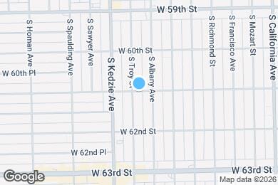Map image of the property - 3114-3116 W 61st St